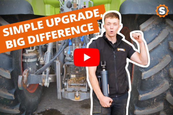 Sådan installeres den nye hydrauliske stabilisator på din traktor